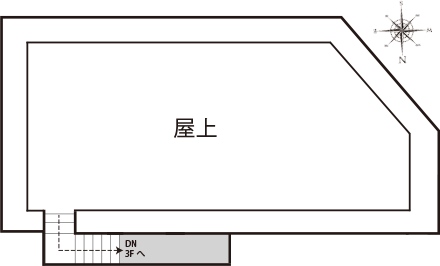 間取り図：屋上